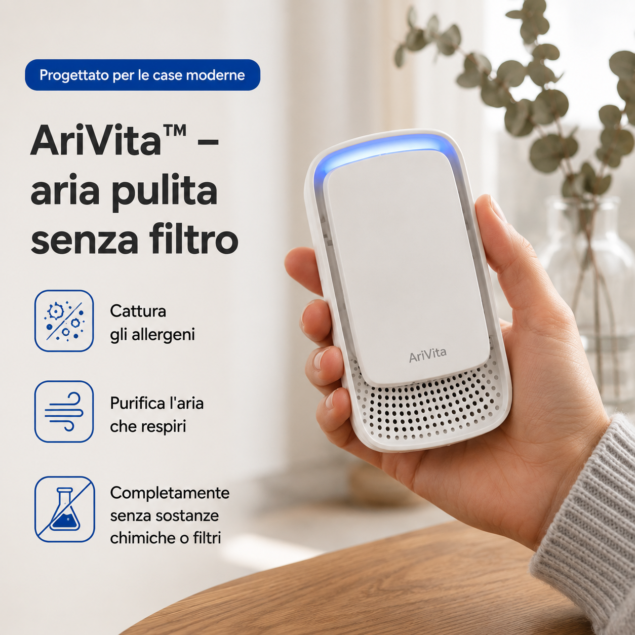 AriVita™ Aria più pulita. Mattine più fresche.