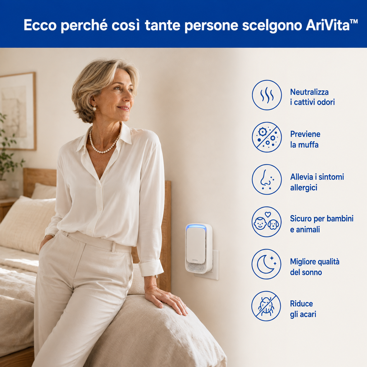 AriVita™ Aria più pulita. Mattine più fresche.